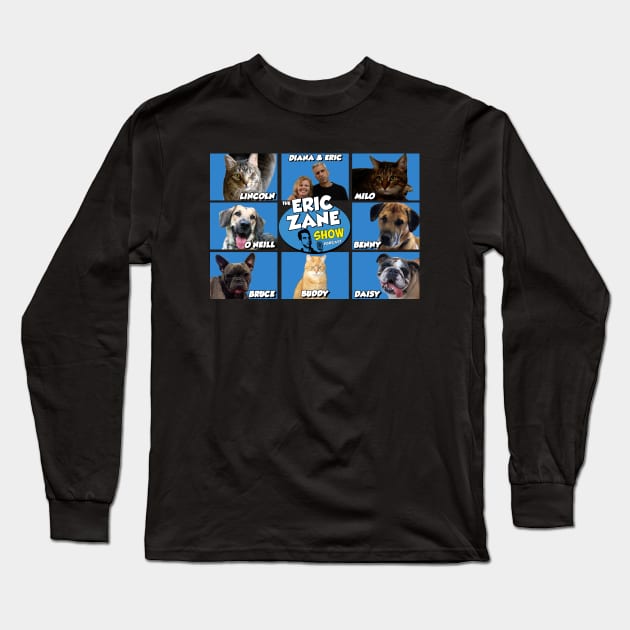 The Zany Bunch Long Sleeve T-Shirt by The Eric Zane Show Podcast